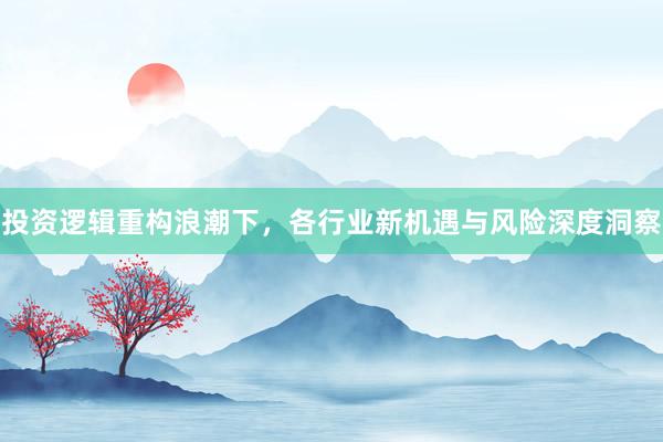 投资逻辑重构浪潮下，各行业新机遇与风险深度洞察