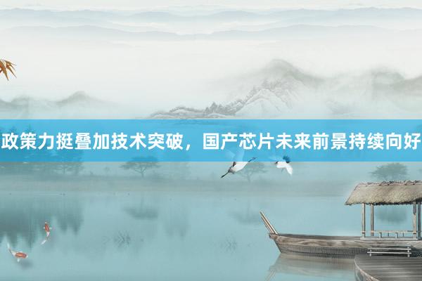 政策力挺叠加技术突破，国产芯片未来前景持续向好
