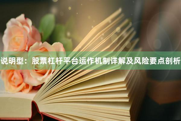 说明型：股票杠杆平台运作机制详解及风险要点剖析